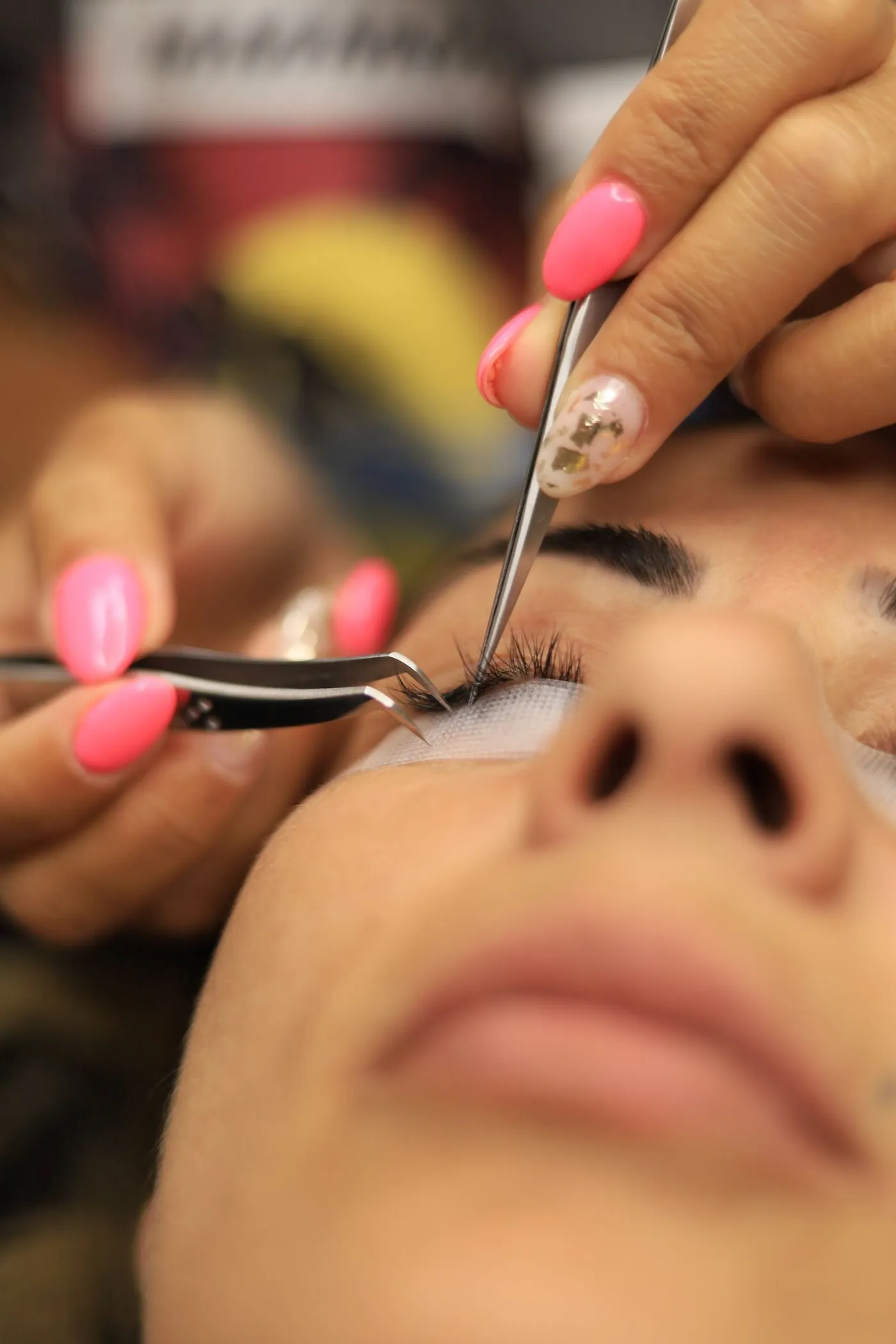 Lash botox și vopsire de gene